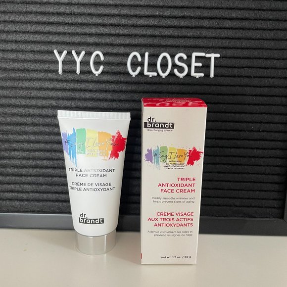 ✨CLOSET CLEAR OUT ✨NEW - DR BRANDT - Triple Antioxidant Face Cream - Picture 1 of 2